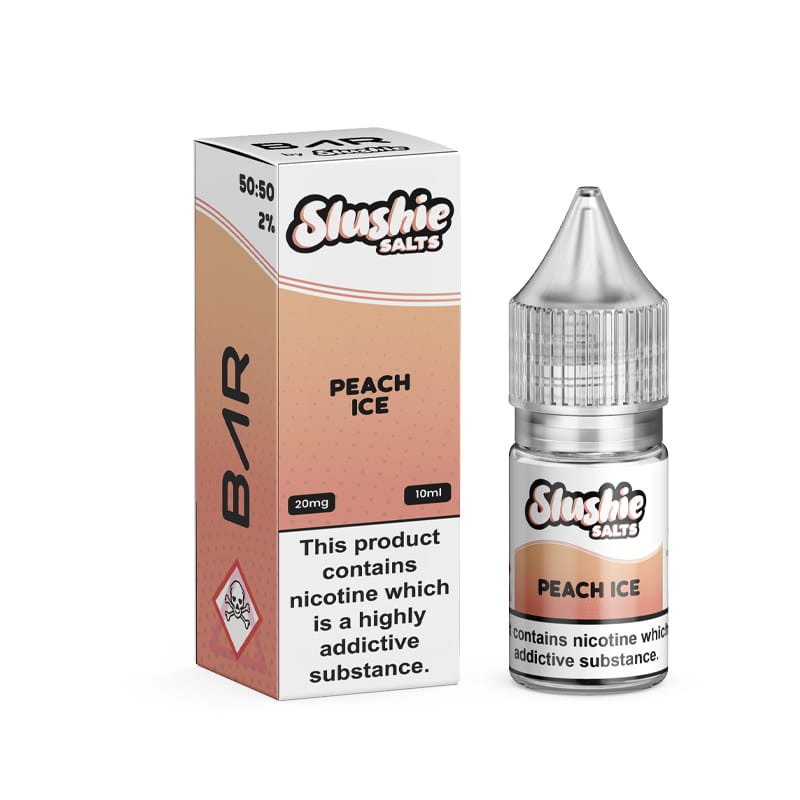 BAR Salts by Slushie 10ml - 10MG - Peach Ice image
