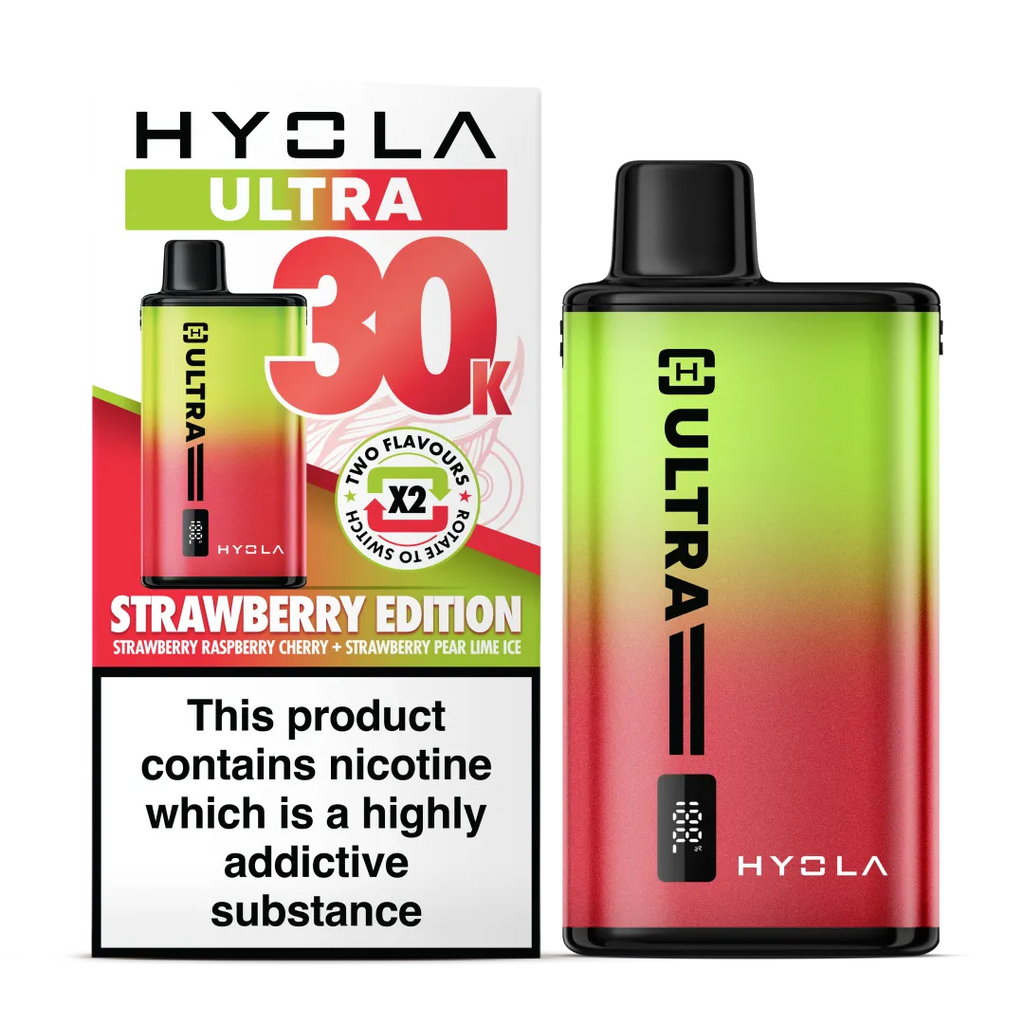 Hyola Ultra 30K Vape Kit – 30000 Puffs | 20mg - Strawberry Edition image