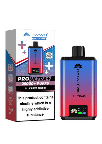 Hayati Pro Ultra Plus 25K Prefilled Vape Kit - Blue Razz Cherry image