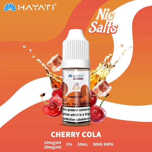 Hayati Pro Max Nic Salts 10ml - 20MG - Cherry Cola image