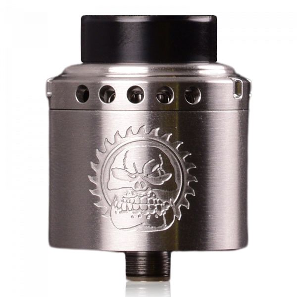 Ripsaw RDA By Suicide Mods X Bearded Viking | 28mm | 10 Hole Airflow - Stainless Steel image