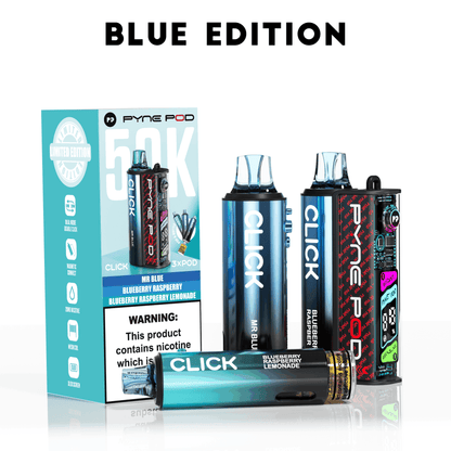 Pyne Pod Click 50K Prefilled Pod Kit - Blue Edition image