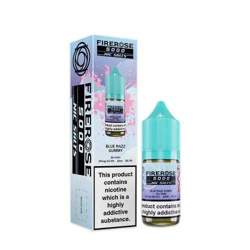 Elux Firerose 5000 Nic Salts 10ml - 20MG - Blue Razz Gummy image