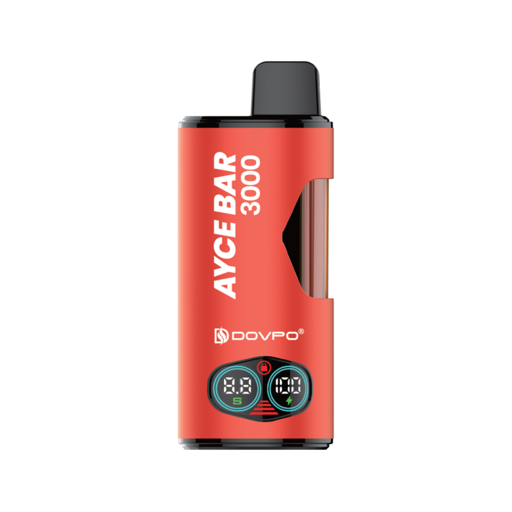 Dovpo Ayce Bar 3000 Puffs | 4 In 1 Rechargeable | Disposable Kit | 20MG - 4-in-1-Red Bar image