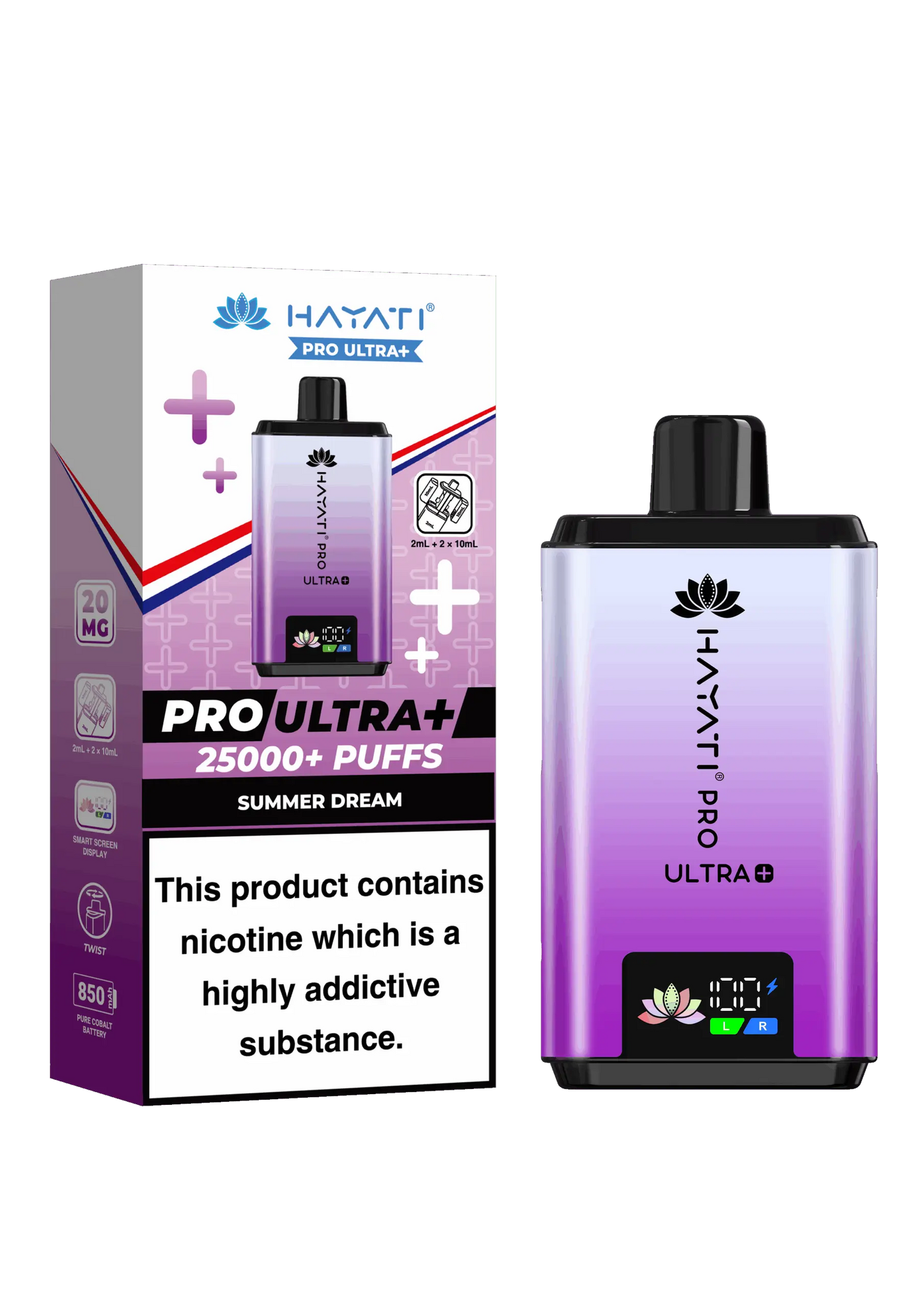 Hayati Pro Ultra Plus 25K Prefilled Vape Kit Hayati