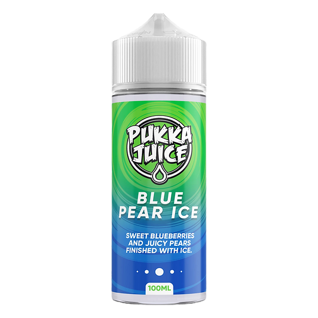 Pukka Juice 100ml E-Liquid Shortfill 70/30 VG/PG - Blue Pear Ice image