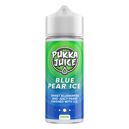 Pukka Juice 100ml E-Liquid Shortfill 70/30 VG/PG - Blue Pear Ice image