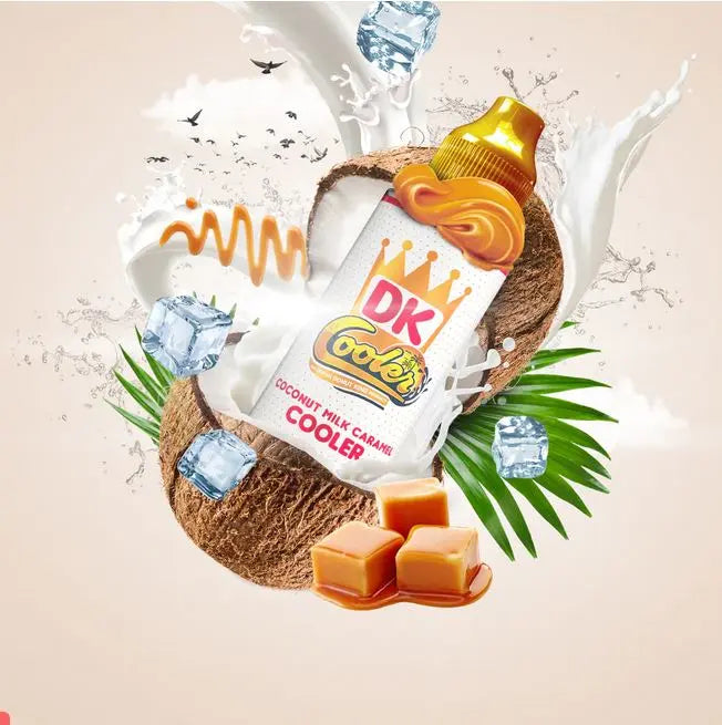 Donut King Cooler 100ml Shortfill E-Liquid  70/30 VG/PG - Coconut Milk Cooler  image