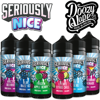Seriously Nice by Doozy 100ml E-Liquid Shortfill | Only £7.99  70/30 VG/PG image 0