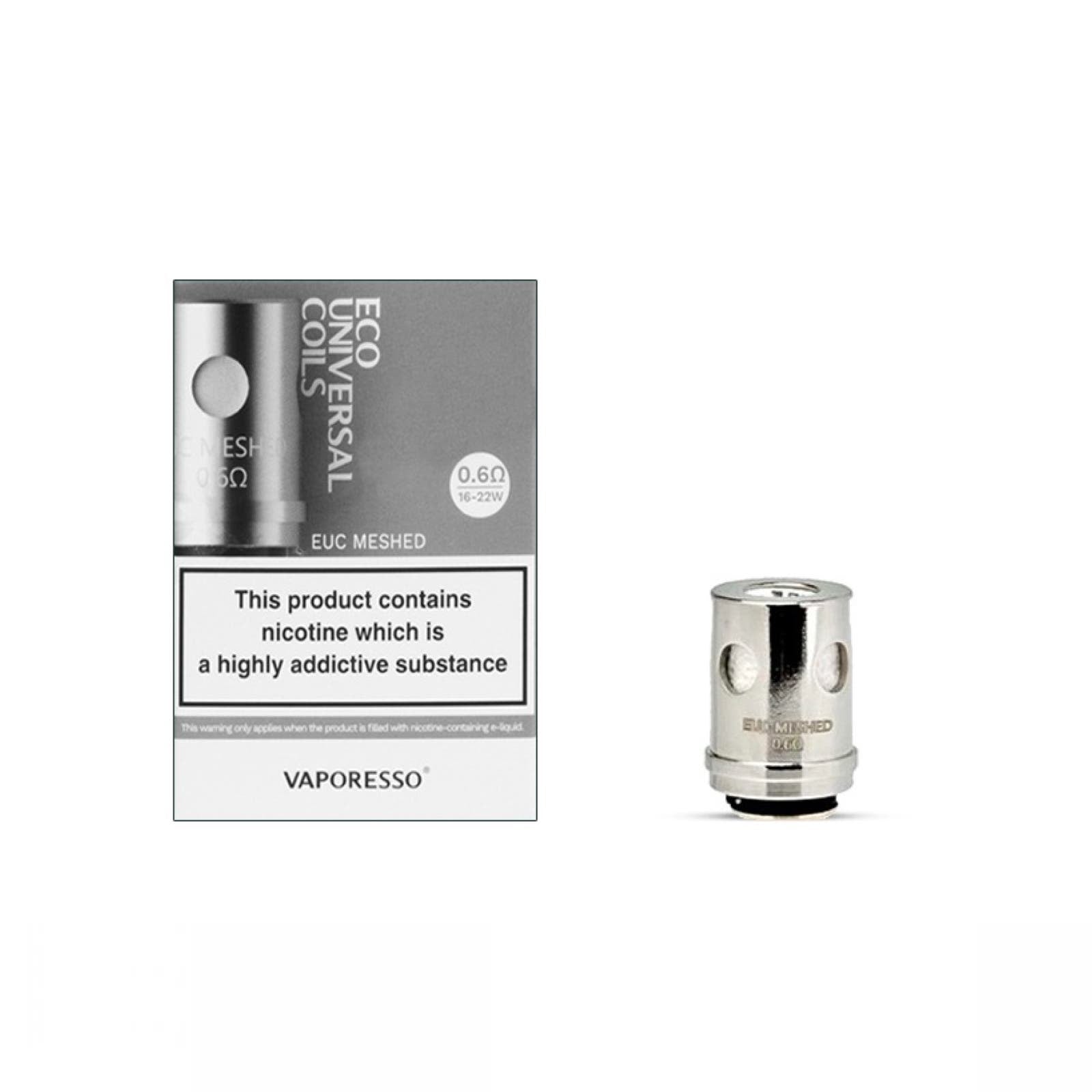 Vaporesso EUC Universal Mesh Replacement Coils - 0.6 Ohm - 5 PCS/Pack image 0