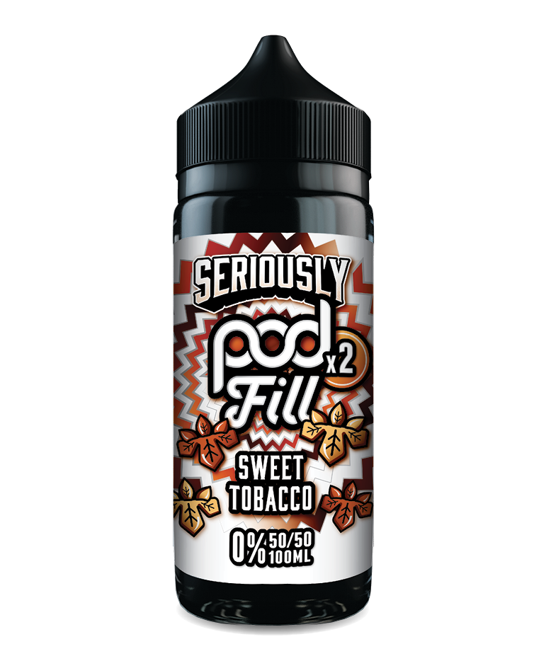 Seriously Pod Fill X2 by Doozy 100ml 50/50 E-Liquid Shortfill - Sweet Tobacco image