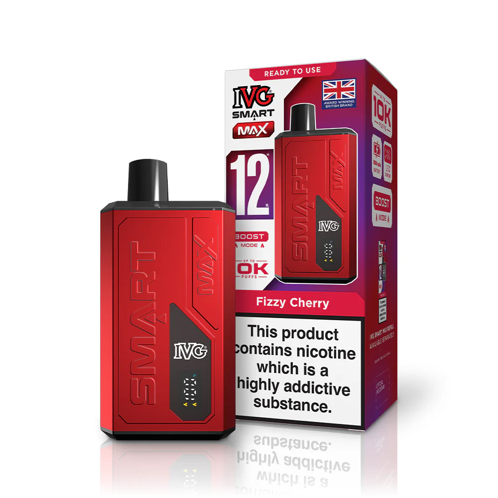 IVG Smart Max Prefilled Pod Kit – 10K Puffs - Fizzy Cherry image