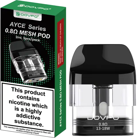 Dovpo AYCE PRO Top-Fill Replacement Pods - 0.6 / 0.8 Ohm - 3pcs/pack - 0.8 ohm image