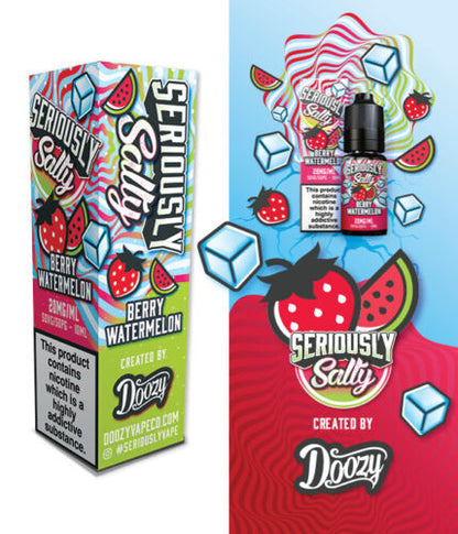 Doozy Nic Salts 10ml - 20MG - Seriously- Berry Watermelon image