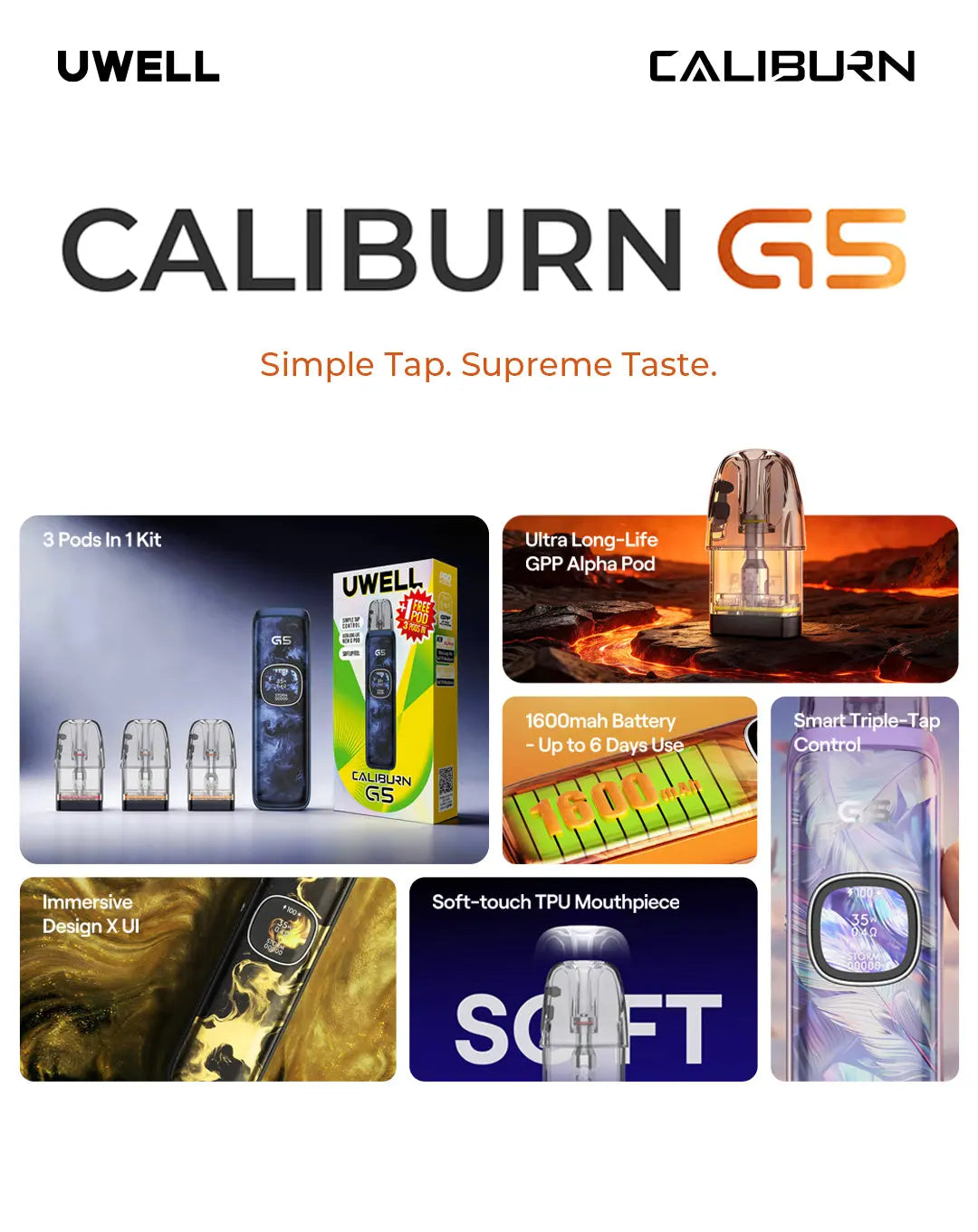Uwell Caliburn G5 Pod Kit