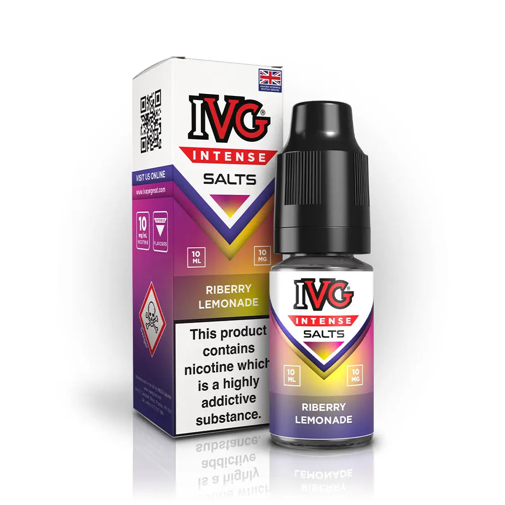 IVG Intense Nic Salts - 10mg - Riberry Lemonade image