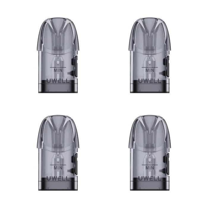 Uwell Caliburn A3S Replacement Pods - 4pcs/pack | Side Fill | 0.8 Ohm Mesh image 2