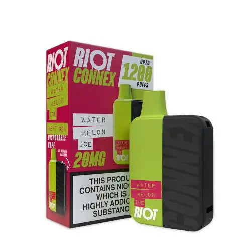 Riot Squad Connex Prefilled Pod Vape Kit | 1200 Puffs | 20MG - Watermelon Ice image