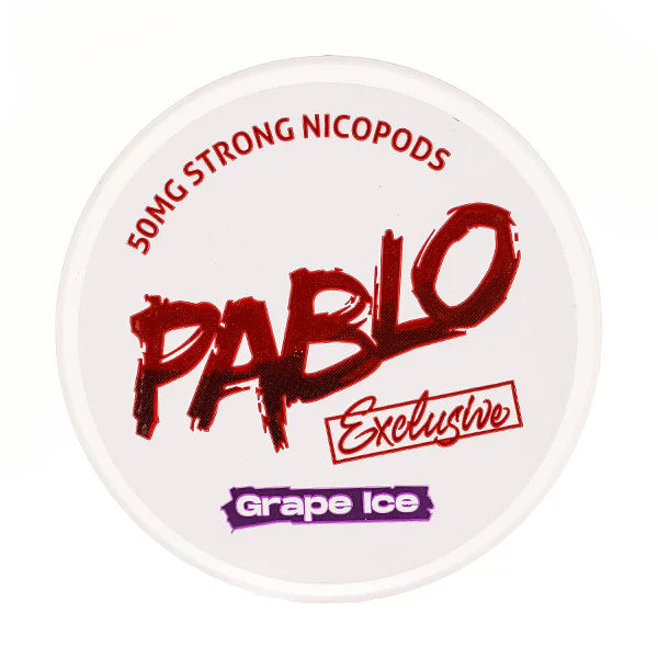 PABLO Nicopods 50mg (Extra Strong) 20pcs/pack - Grape Ice image