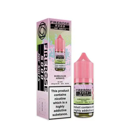 Elux Firerose 5000 Nic Salts 10ml - 10MG - Bubblegum Airways image