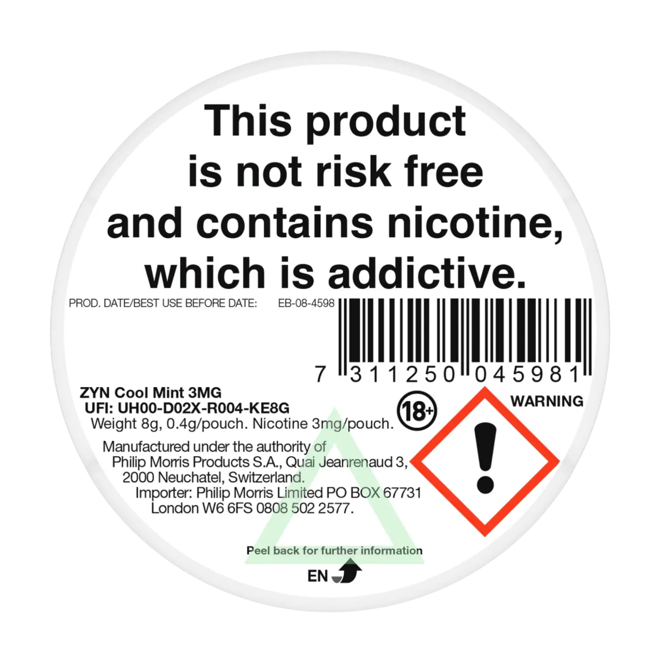 ZYN Nicotine Pouches MINI 3mg image 2