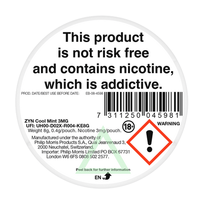 ZYN Nicotine Pouches MINI 3mg image 2