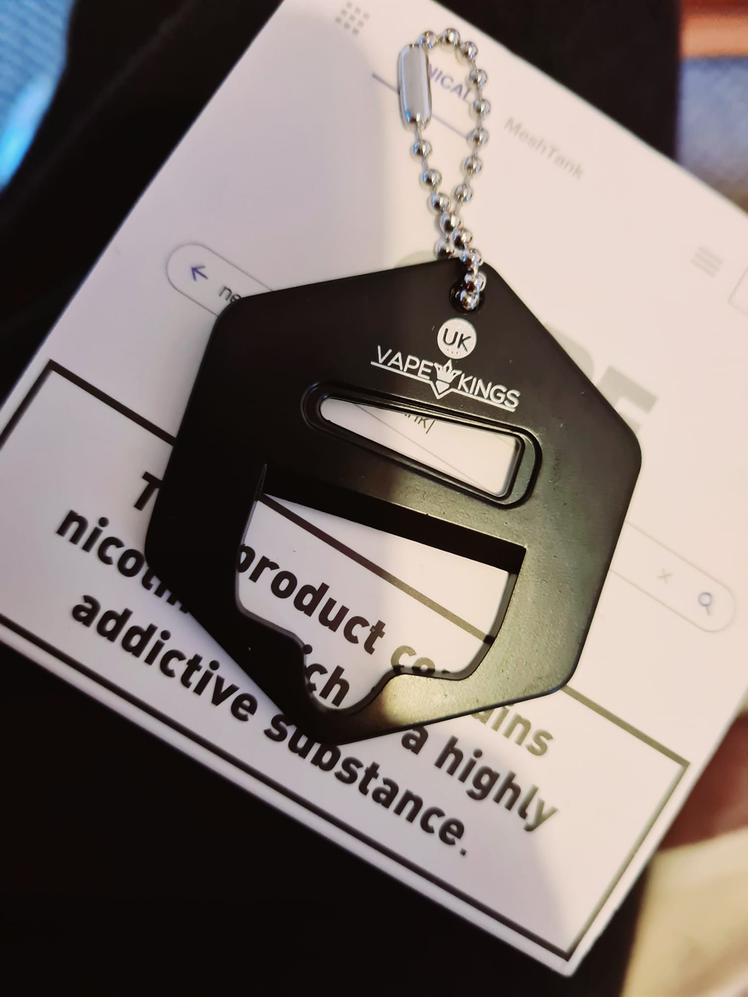 Shortfill E-Liquid Bottle Opener - UK Vape Kings image 1