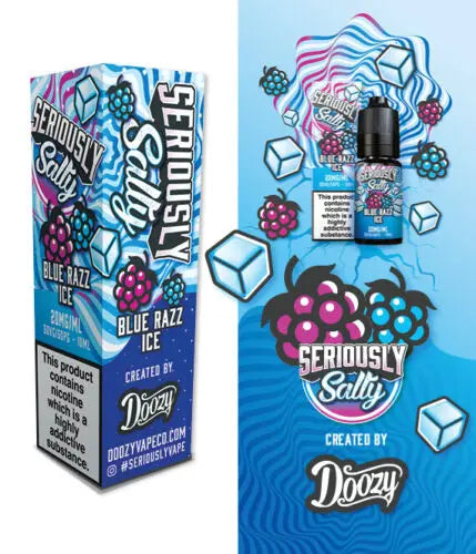 Doozy Nic Salts 10ml - 20MG - Seriously- Blue Razz Ice image