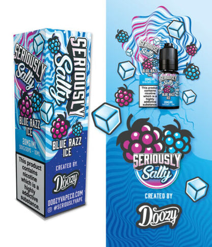 Doozy Nic Salts 10ml - 20MG - Seriously- Blue Razz Ice image