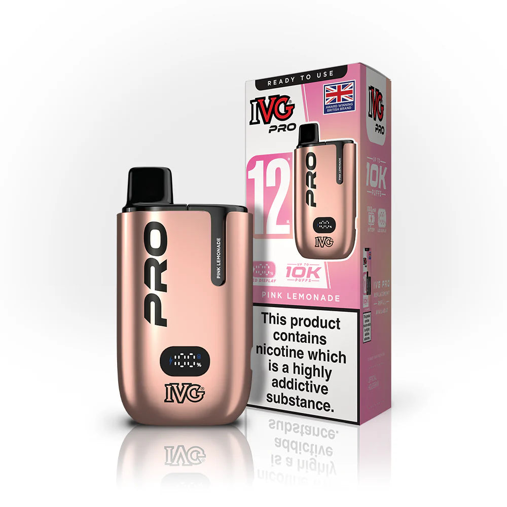 IVG Pro 10K Pod Vape Kit - Pink Lemonade image