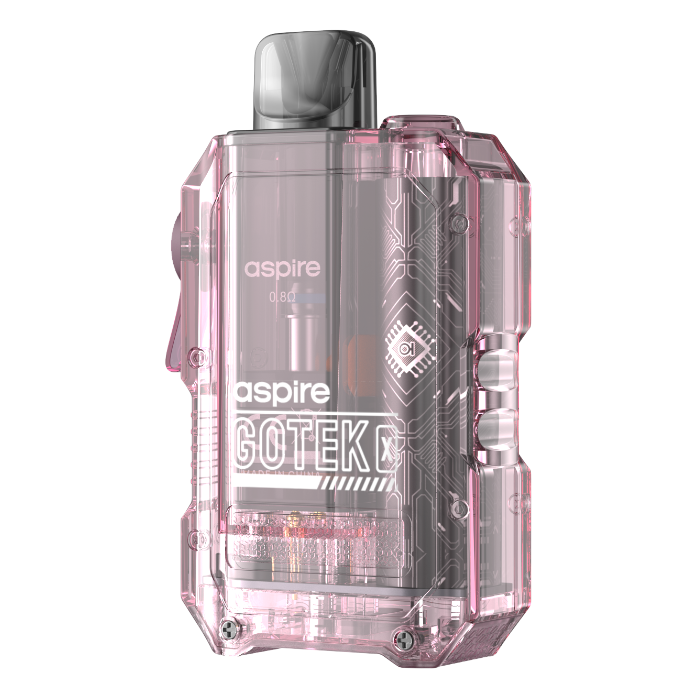 Aspire Gotek X Rechargeable Pod Kit 650mAh - Translucent Pink image
