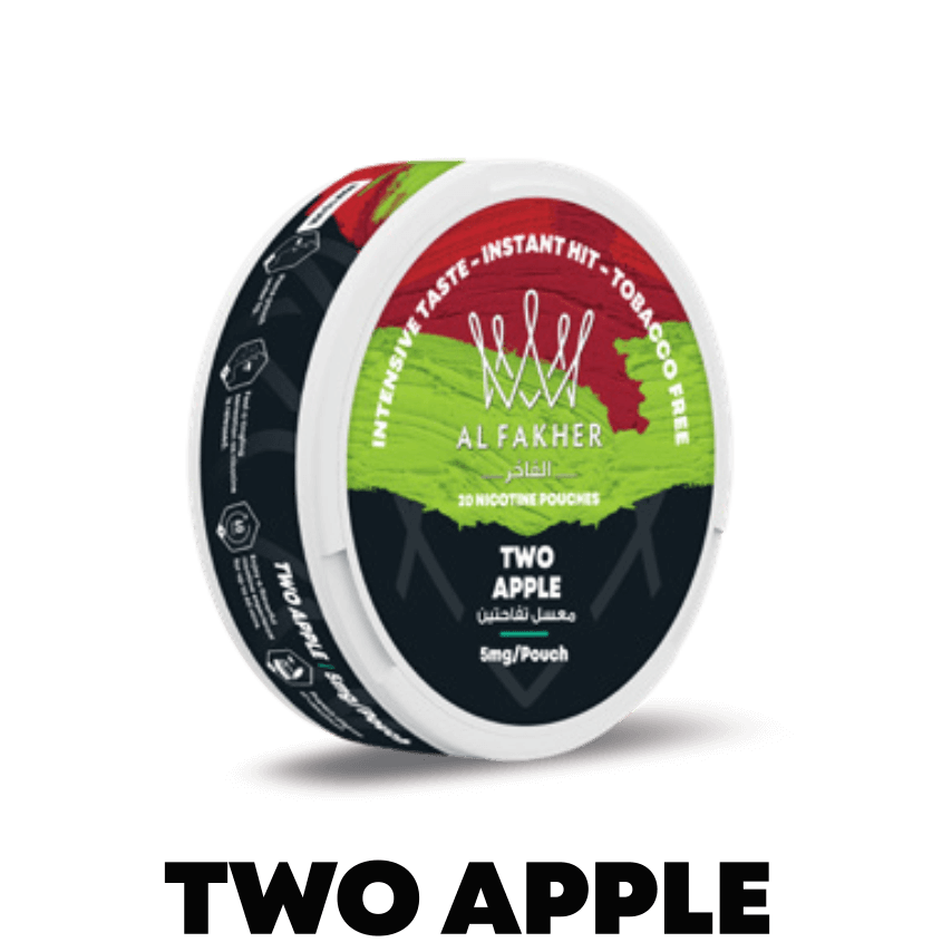 Al Fakher (UAE) Nicotine Pouch 20mg 20pcs/pack - Two Apples image