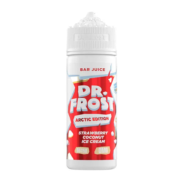 Dr Frost Arctic Edition 100ml E-Liquid Shortfill 70/30 VG/PG - Strawberry Coconut Ice Cream image