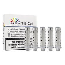 INNOKIN 1.5 ohm Endura T18 / T22 Coils For Innokin Prism Tank - Pack of 5 image 0