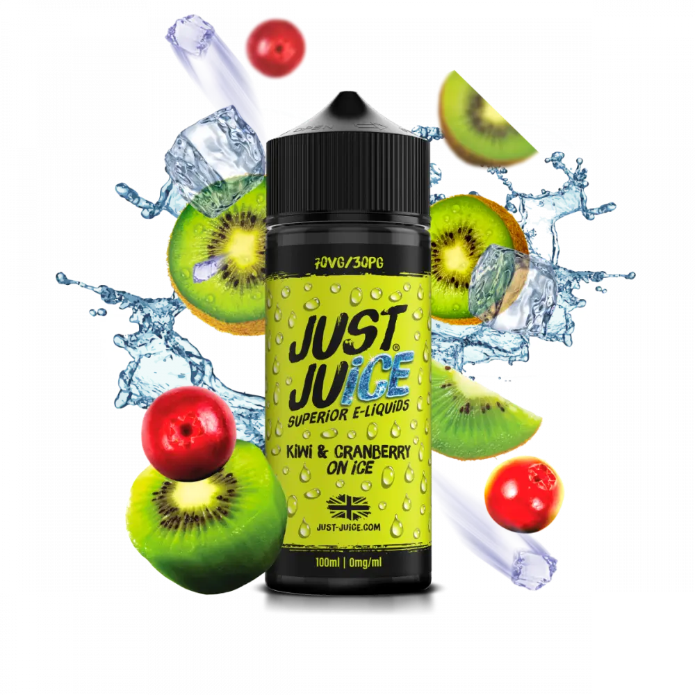 Just Juice 100ml E-Liquid Shortfill | Exotic | On Ice | Fusion Range  70/30 VG/PG image 1