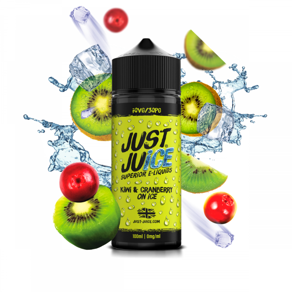 Just Juice 100ml E-Liquid Shortfill | Exotic | On Ice | Fusion Range  70/30 VG/PG image 1