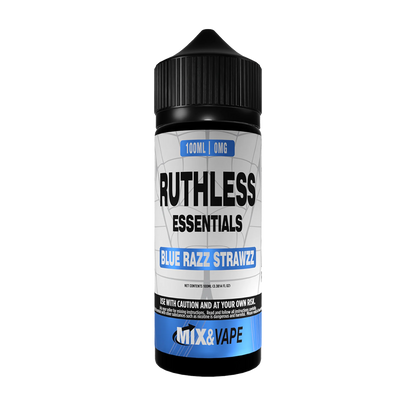 Ruthless Essentials 100ml Shortfill E-Liquid | 60VG/40PG - Blue Razz Strawzz image