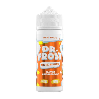 Dr Frost Arctic Edition 100ml E-Liquid Shortfill 70/30 VG/PG - Mango Pineapple Ice image