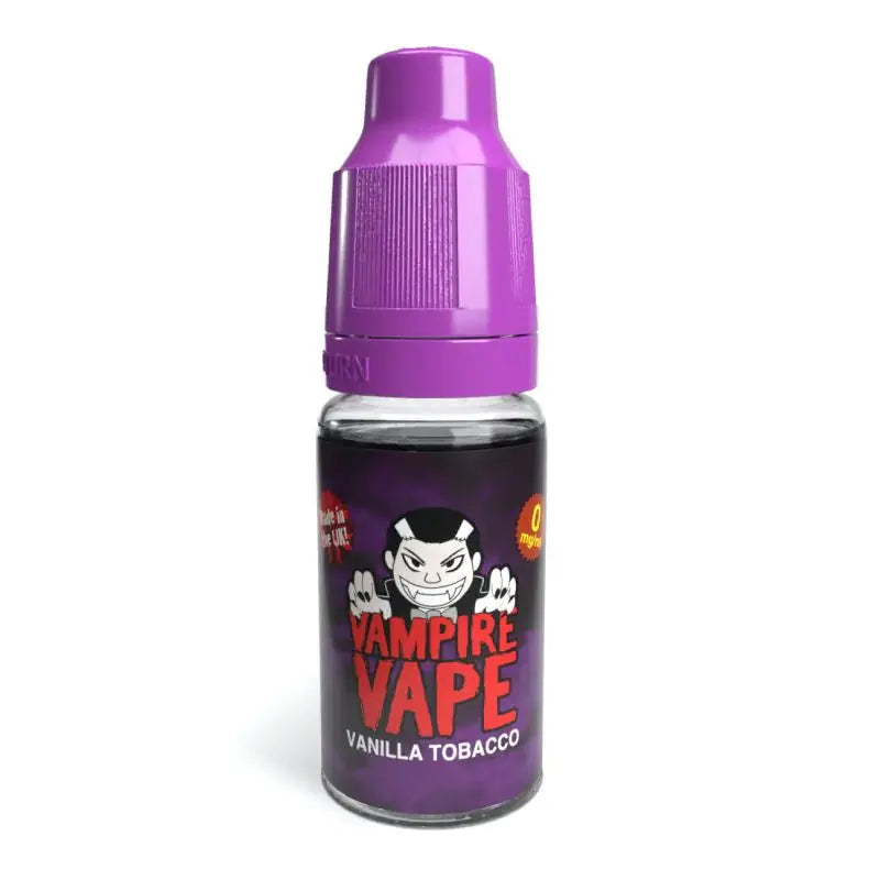 Vampire Vapes 10ml | 12MG | 40VG/60PG | 70+ Flavors - Vanilla Tobacco image