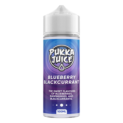 Pukka Juice 100ml E-Liquid Shortfill 70/30 VG/PG - Blueberry Blackcurrant image