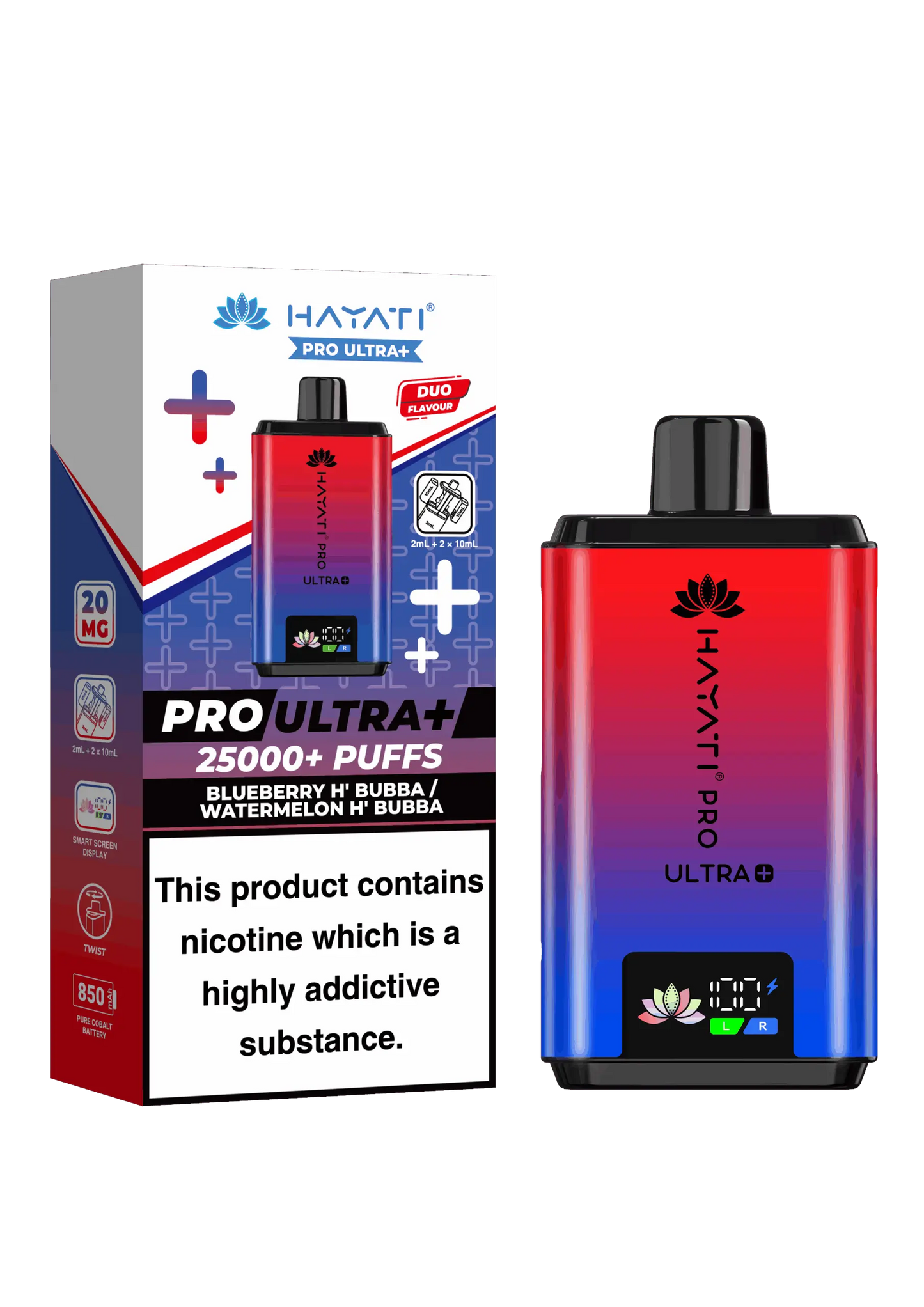 Hayati Pro Ultra Plus 25K Prefilled Vape Kit Hayati