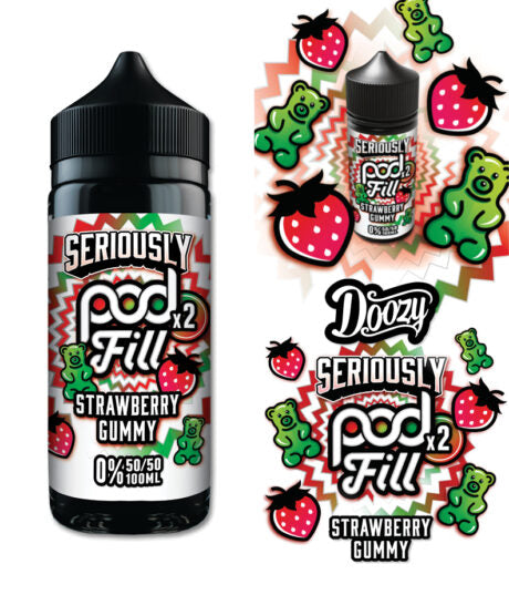 Seriously Pod Fill X2 by Doozy 100ml 50/50 E-Liquid Shortfill image 3