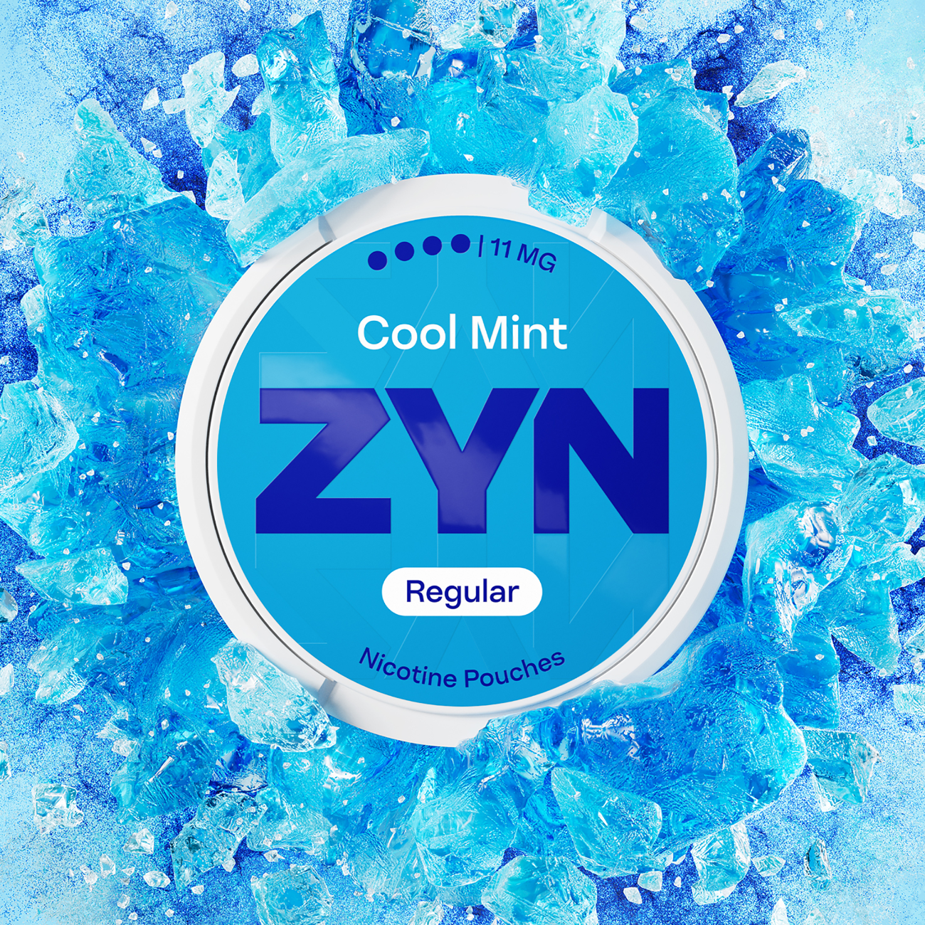 ZYN Nicotine Pouch REGULAR 11mg - Cool Mint image