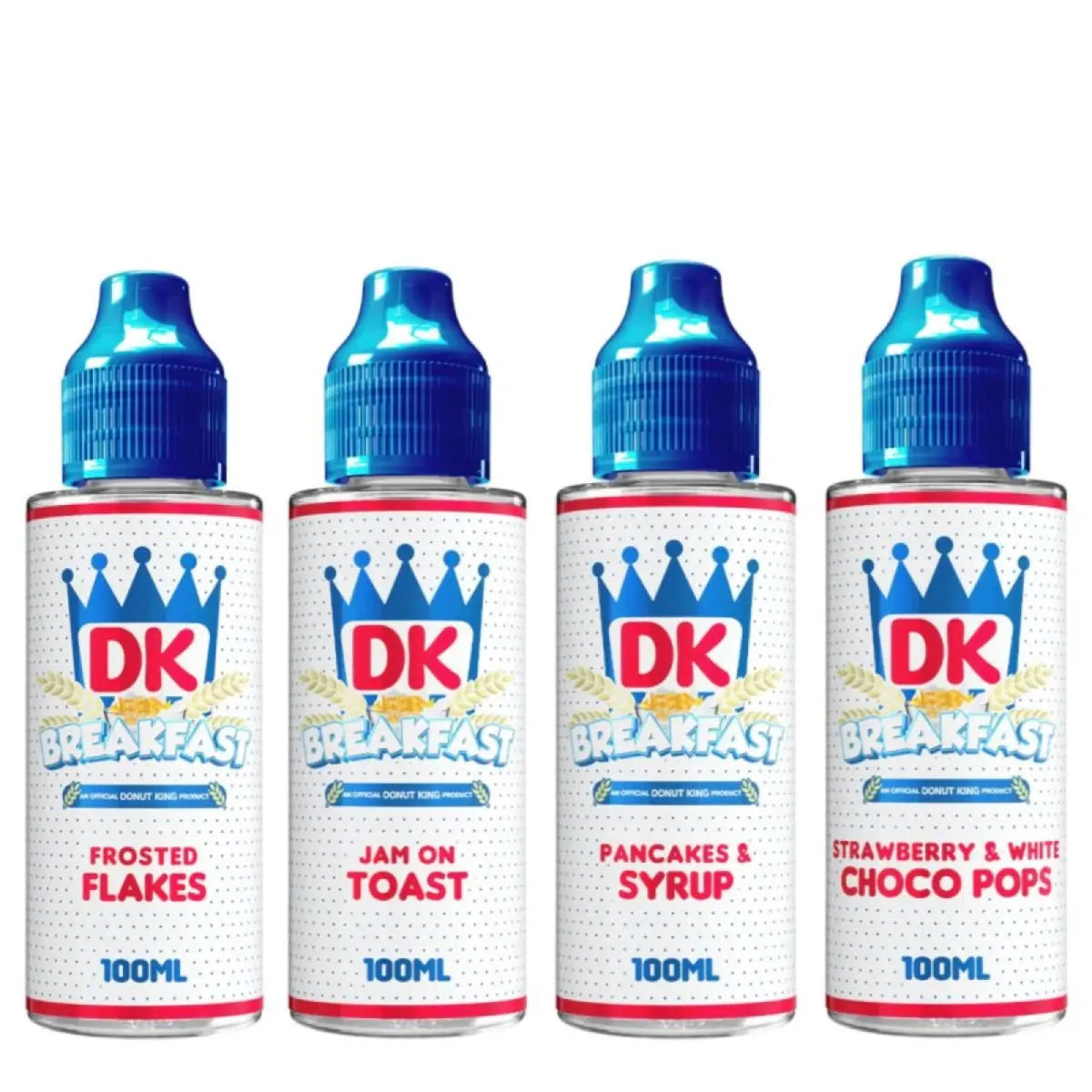 Donut King Breakfast E-liquid Range 100ml Shortfill  70/30 VG/PG image 0