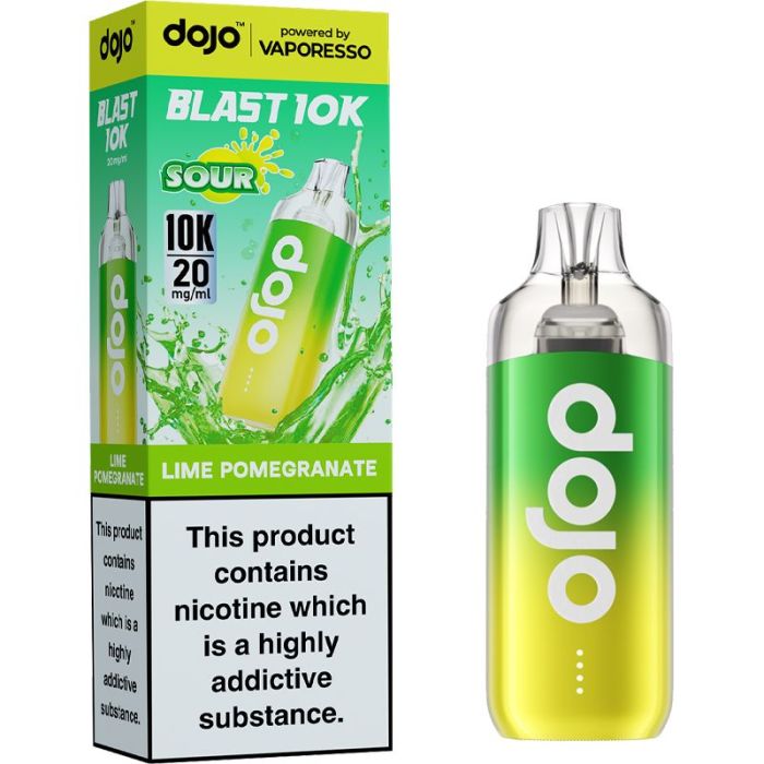 Vaporesso Dojo Blast 10K Prefilled Pod Kit - Lime Pomegranate image