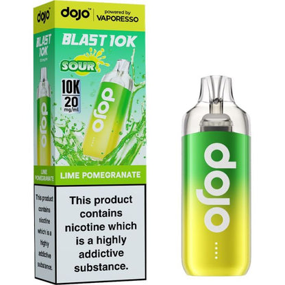 Vaporesso Dojo Blast 10K Prefilled Pod Kit - Lime Pomegranate image