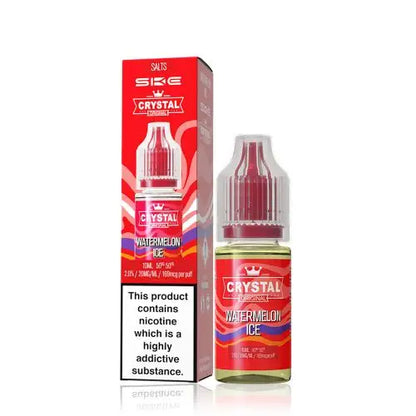 SKE Crystal Original V2 Nic Salts 10ml - 20MG - Watermelon Ice image