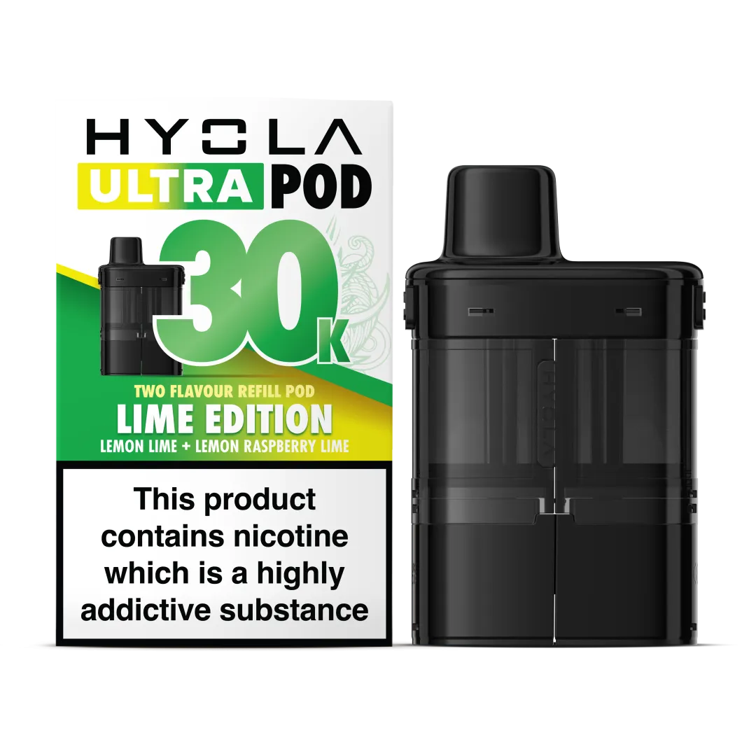 Hyola Ultra 30K Refill Pack | 20mg - Lime Edition image