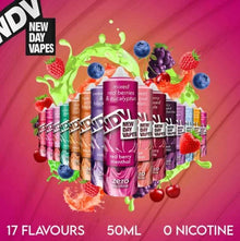 NDV E-Liquid 50ml Shortfill | 70/30 Vg/pg | 12 Incredible Flavors image 0