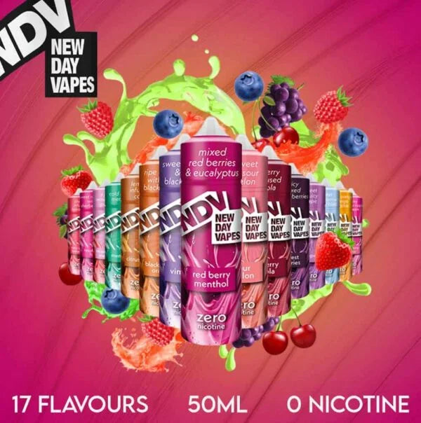 NDV E-Liquid 50ml Shortfill | 70/30 Vg/pg | 12 Incredible Flavors image 0